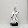 ArtZ® Strings of Elegance Sculpture - Silver