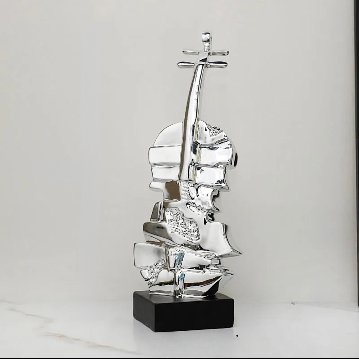 ArtZ® Strings of Elegance Sculpture - Silver