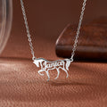 Collar personalizado con nombre en forma de caballo Joyería delicada Regalo de cumpleaños del Día de la Madre para mujeres amantes de la hípica