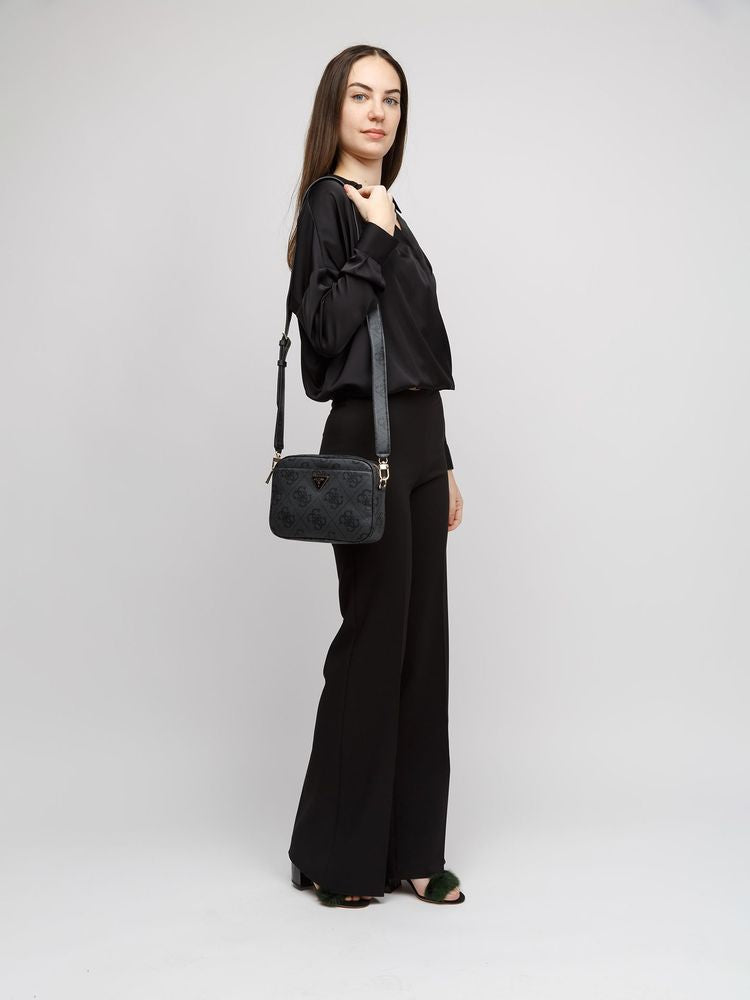 Guess Meridian II Camera Crossbody Bag — Black