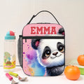 Bolsa isotérmica personalizada con nombre de animales de dibujos animados Multicolor Regalo de cumpleaños de vuelta al cole para niños Niñas