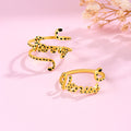 Anillo personalizado en forma de Marsupilami con nombre Cumpleaños Regalo de Navidad para mujer Niña | Callie × Marsupilami®.
