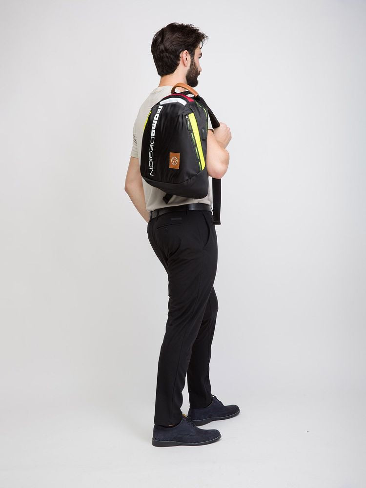 Momo Design Genuine Leather Backpack — Black
