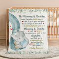 Manta personalizada con nombre y título en forma de elefante para el Día de la Madre Regalo de Baby Shower para abuelos recién nacidos Mamá