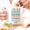 Personalizada Multicolor Biblia Números de Emergencia 11 oz Taza de Cerámica con Nombre Cumpleaños Bautizo Regalo para Cristiano