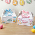 Conejito de Pascua Personalizado Globo de Pascua Huevo de Pascua Lazo de Papel Pascua Treat Caja con Nombre Cesta de Pascua Fiesta Favor Regalo para Niños Niños Niñas