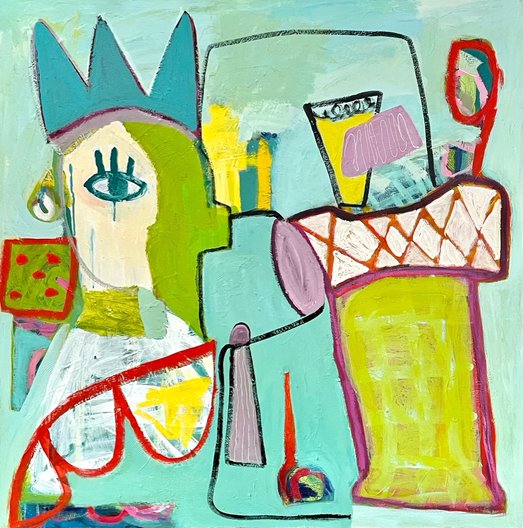 Harlequin Nights | Painting