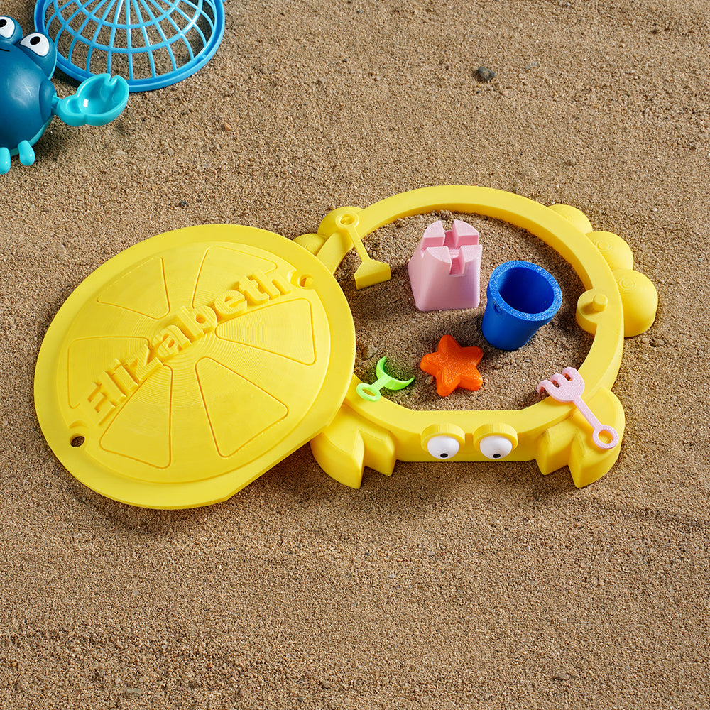 Personalizado 3D Impreso Mini Cangrejo Sandbox Juguetes a juego con el nombre de Meditación Auxiliar de escritorio Decoración Playa Jugar Cumpleaños Regalo para Niños Adultos