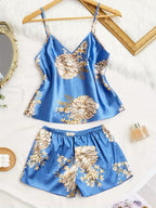 PIJAMA SATÉN 2 PIEZAS – AZUL-VOYAGE EASE