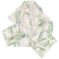 PIJAMA SATÉN 3 PIEZAS-VERDE – SPRING