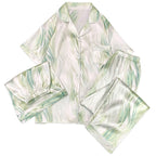 PIJAMA SATÉN 3 PIEZAS-VERDE – SPRING