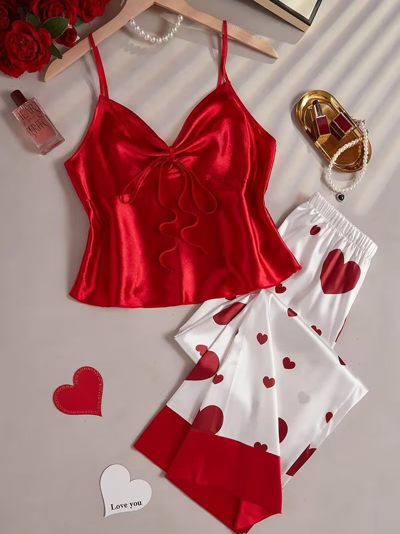 PIJAMA SATÉN 2 PIEZAS – VALENTINE 1
