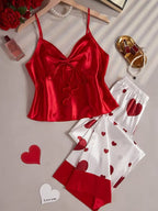 PIJAMA SATÉN 2 PIEZAS – VALENTINE 1