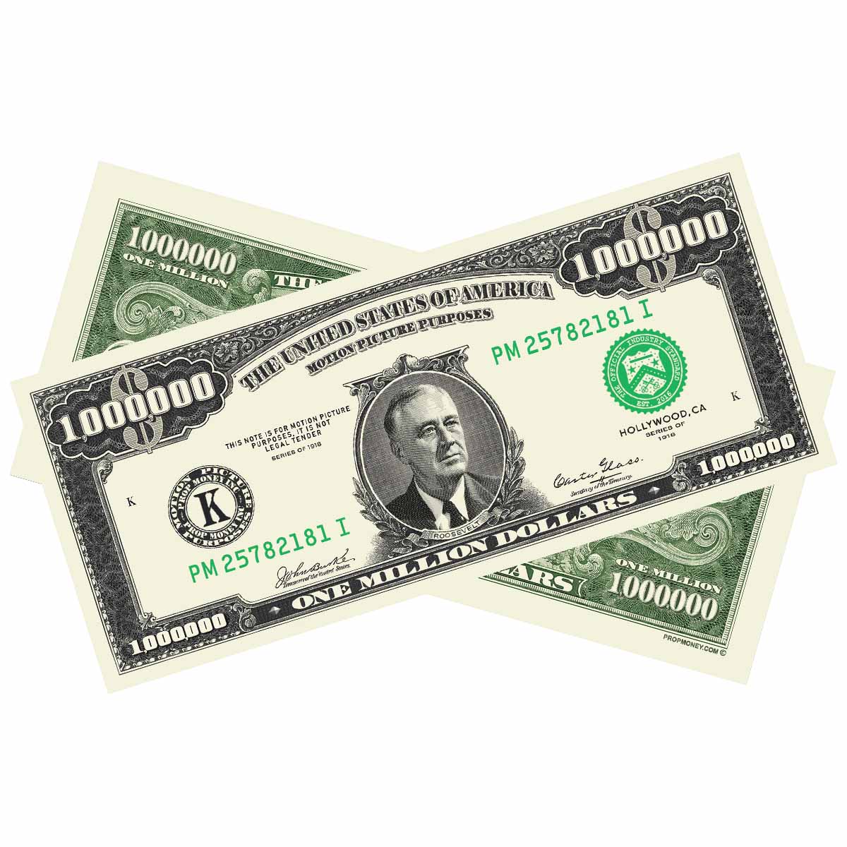 $1,000,000 Vintage Series Bills By Prop Money Inc.