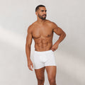 Lounge Underwear Men's Luxe Boxers (3 Pack) - White
