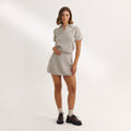 Lounge Underwear Knitted Mini Skirt - Mink