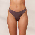 Lounge Underwear Barely There Thong - Damson