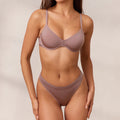 Lounge Underwear Barely There Plunge Bra - Mauve