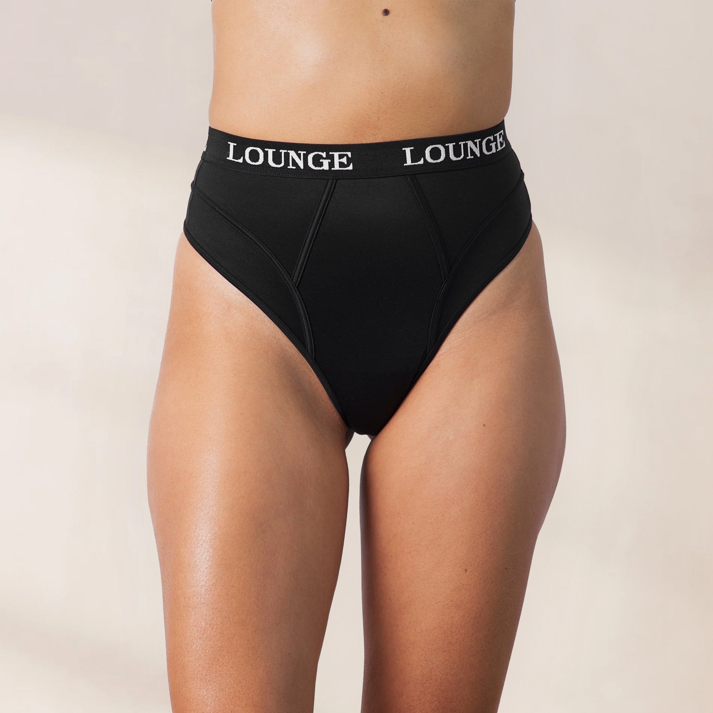 Lounge Underwear Nurture Thong - Black