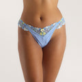 Lounge Underwear Breeze Thong - Blue