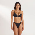 Lounge Underwear Comfort Triangle Bralette - Black