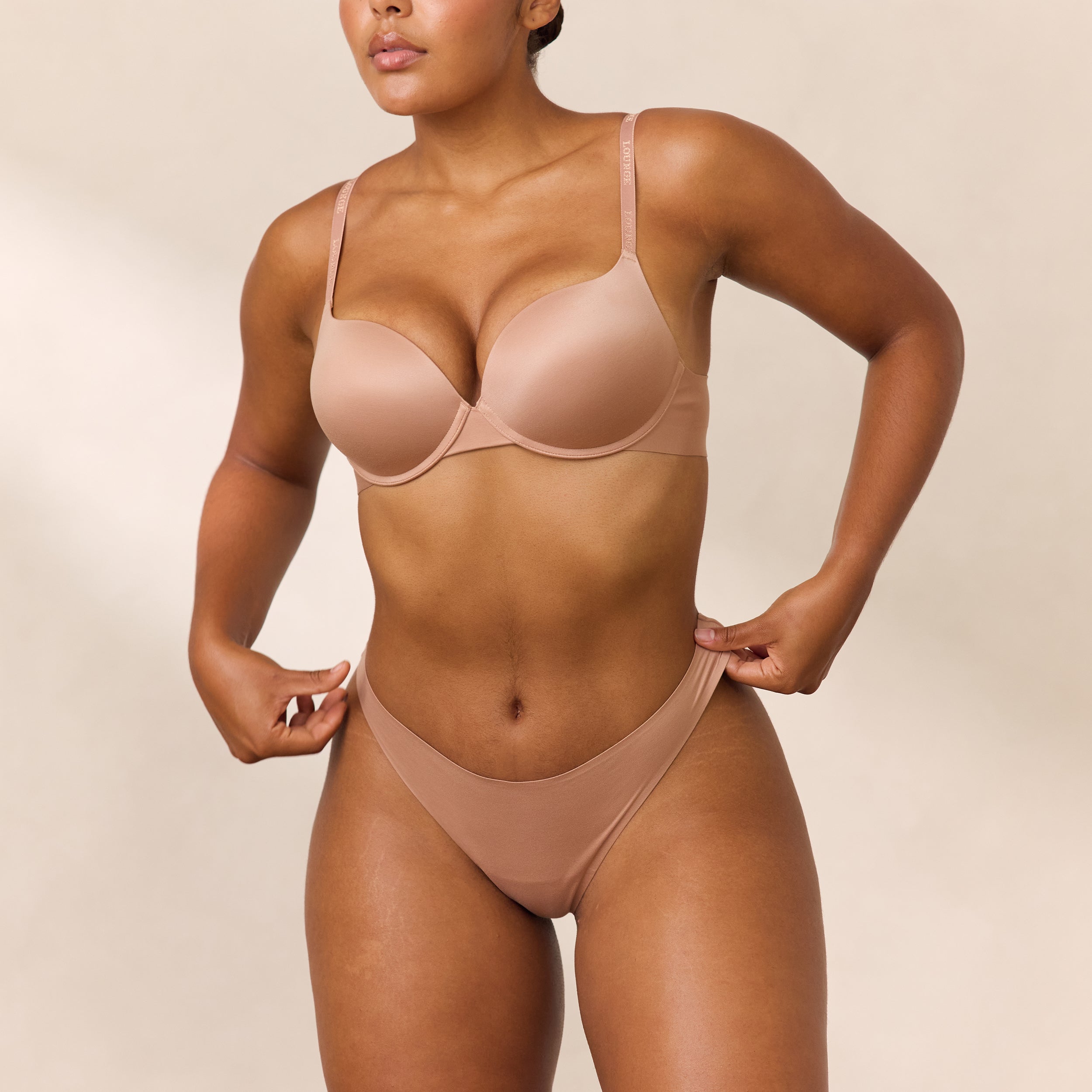 Lounge Underwear Everyday High Push-Up Bra - Honey