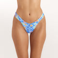 Lounge Underwear Mosaic High-Leg Bikini Thong - Blue Print