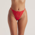 Lounge Underwear Tempt Thong - Red