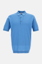 John Smedley T-Shirts And Polos Clear Blue - XL
