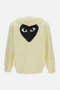 Comme Des Garcons Play Sweaters White