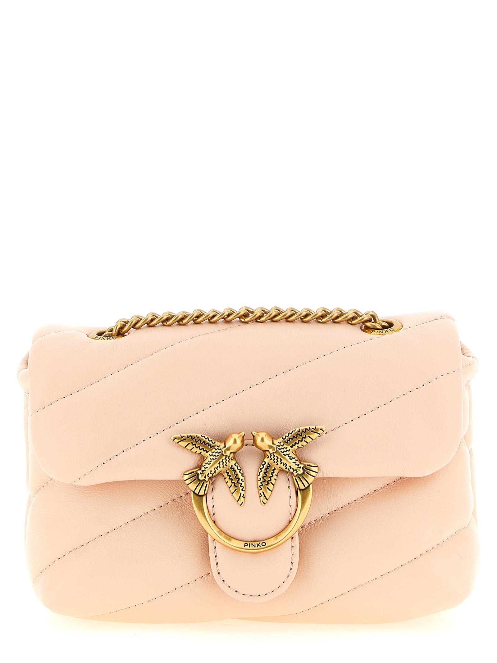 Pinko Crossbody Bag — Beige