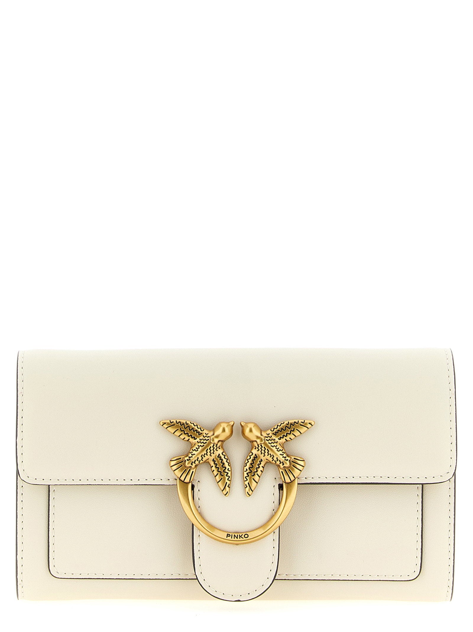 Pinko Love Simply Wallet — Cream