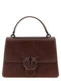 Pinko Top Handle Bag — Brown
