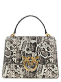 Pinko Top Handle Bag — White