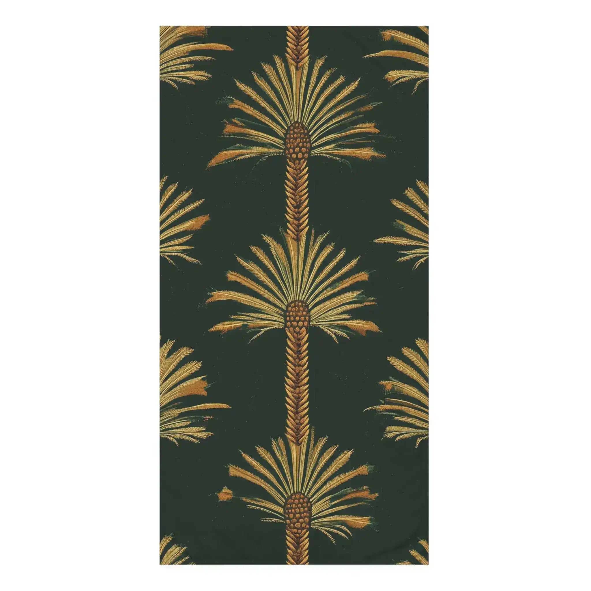 Tropical Palm Tree Pattern Bath Towel