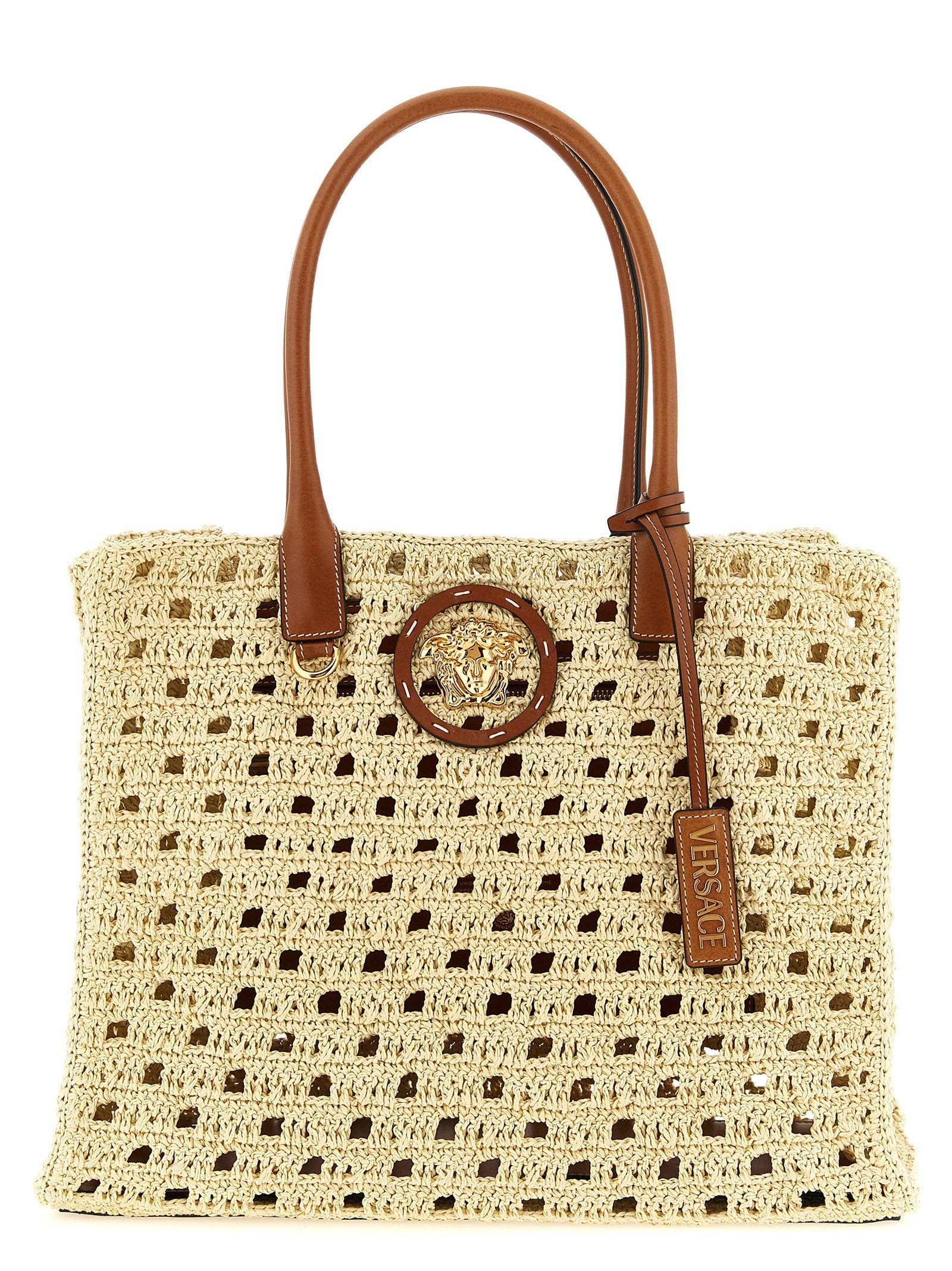 Versace Tote Bag — Cream