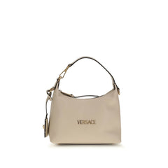 Women's Calf Leather Shoulder Bag Beige Bos