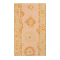 Boho Sunburst Peach and Gold Accent Rug