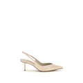 Women's Vivienne Heel Beige Calf Leather Bos