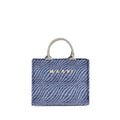 Women's Blue Nylon Shoulder Bag