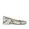 Women's Bicolor Calfskin Ballet Flats