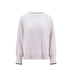 Women's White Cashmere Sweater Clothing