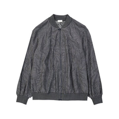Women's Gray Virgin Wool Bomber Clothing