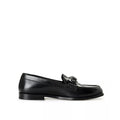 Valentino Garavani Signature V Logo Loafer — Black