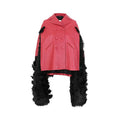 Women's Multicolor Leather Cloacks Clothing