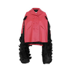 Women's Multicolor Leather Cloacks Clothing