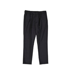 Men's Gray Wool Casual Pants