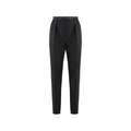Women's Black Elastane Dress Pants