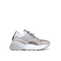 Women's Gray Vegan Leather Chunky Sneakers