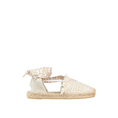 Women's Beige Canvas Espadrilles Shoe
